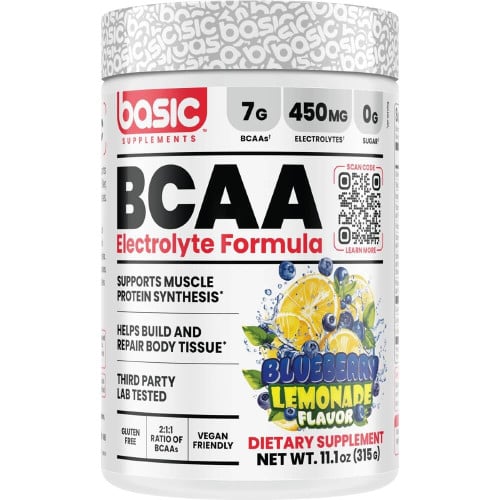 Basic Supplements Basic BCAA - 30 Servings Blueberry Lemonade