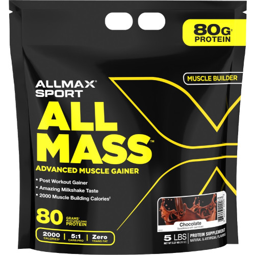 Allmax Nutrition Allmass Sport Gainer - 5lbs Chocolate
