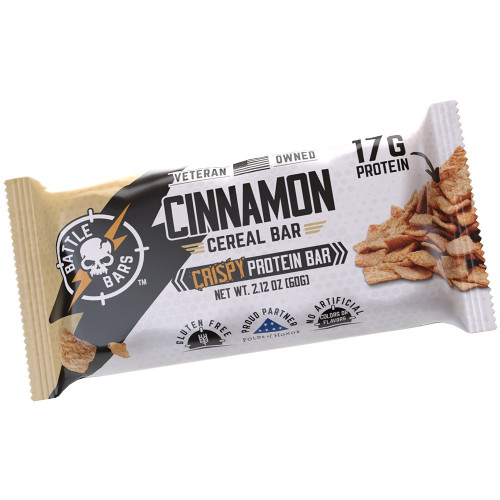 Battle Bars Protein Bar - 1 Bar Cinnamon Cereal