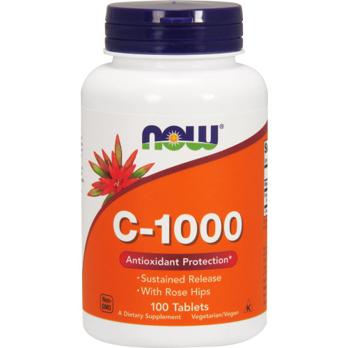 NOW Foods C 1000 Rose Hip SR 100 Tablets