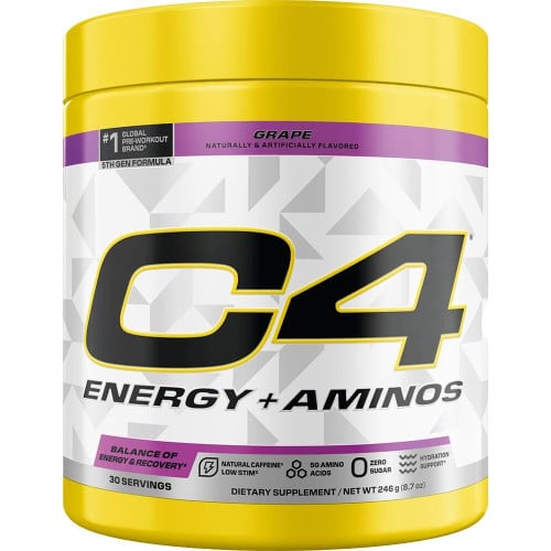 Cellucor C4 Energy + Aminos - 30 Servings Grape