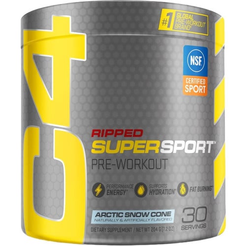 Cellucor C4 Ripped SuperSport - 30 Servings Arctic Snow Cone