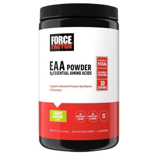 Force Factor EAA Powder - 30 Servings Cherry Lime