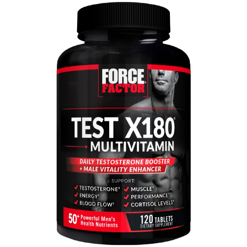 Force Factor Test X180 Multivitamin - 120 Tablets