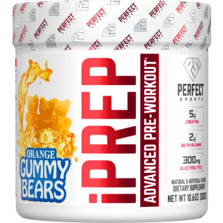 PERFECT Sports iPrep Advanced Pre-Workout - 300g Orange Gummy Bears