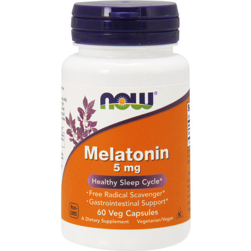 NOW Foods Melatonin 5mg - 60 VCapsules