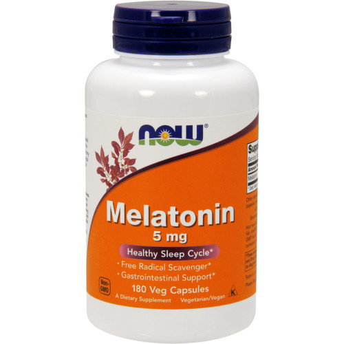 NOW Foods Melatonin 5mg - 180 VCapsules