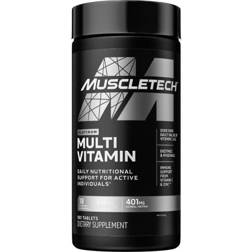 MuscleTech Platinum Multivitamin - 180 Tablets