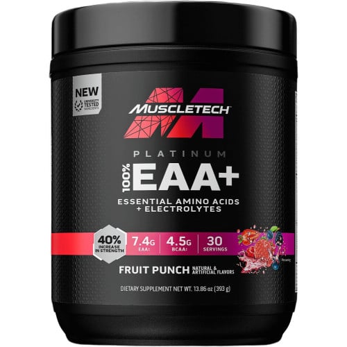 MuscleTech Platinum 100% EAA+ - 30 Servings Fruit Punch