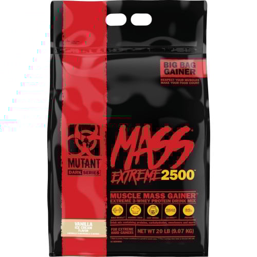 Mutant Mass Extreme 2500 - 20lbs Vanilla Ice Cream