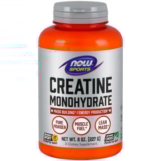 NOW Sports Creatine Monohydrate Powder - 8oz Unflavored 