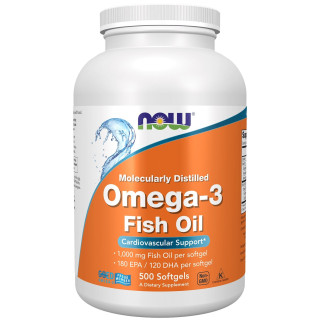 NOW Foods Omega-3 - 500 Softgels