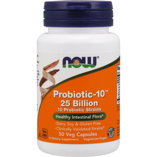 NOW Foods Probiotic-10 25 Billion 50 VCaps