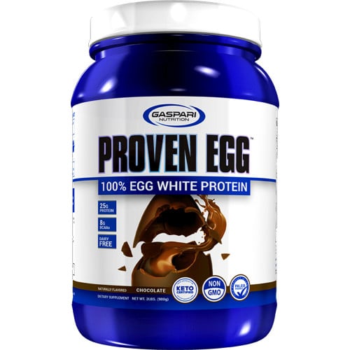 Gaspari Nutrition Proven 100% Egg White Protein 2lbs Chocolate