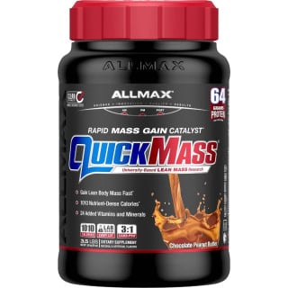 AllMAX Nutrition QuickMass - 3.5lbs Chocolate Peanut Butter