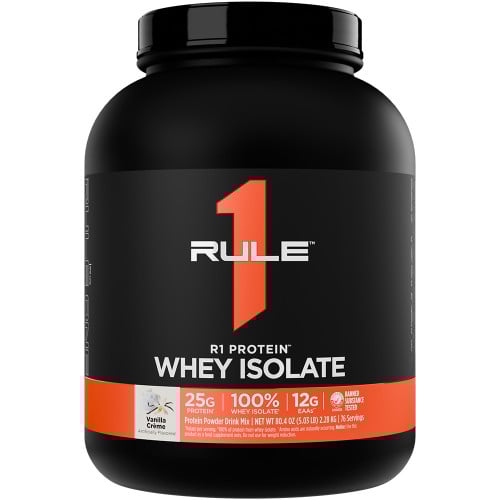 Rule 1 R1 Protein Isolate - 5lbs Vanilla Creme