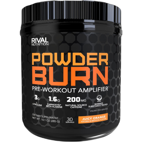 Rival Nutrition Powder Burn - 30 Servings Juicy Orange