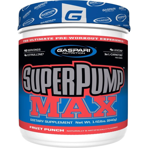 Gaspari SuperPump MAX - 40 Servings Fruit Punch
