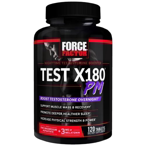 Force Factor Test X180 PM - 120 Tablets