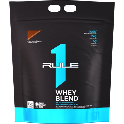 Rule 1 Proteins R1 Whey Blend - 10lbs Chocolate Fudge